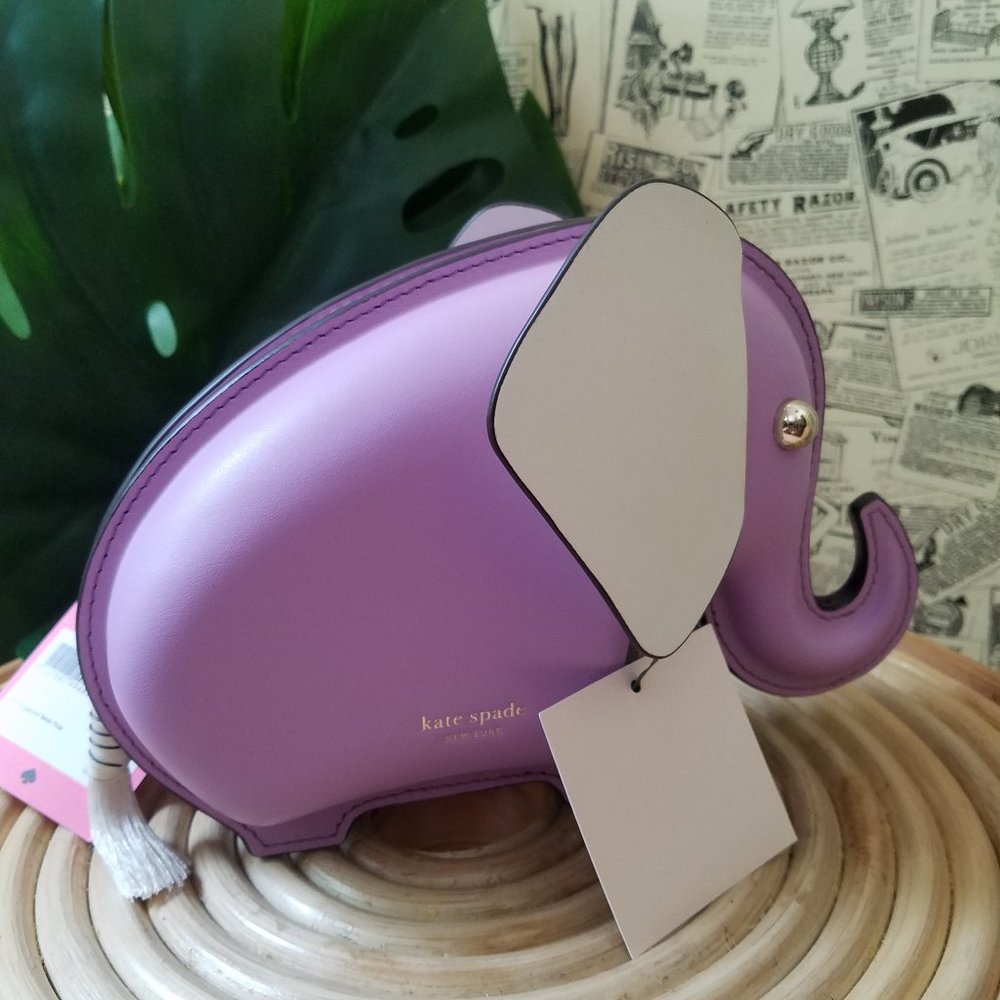 Iris Bloom Kate Spade Tiny Elephant Crossbody - Picture 7 of 11